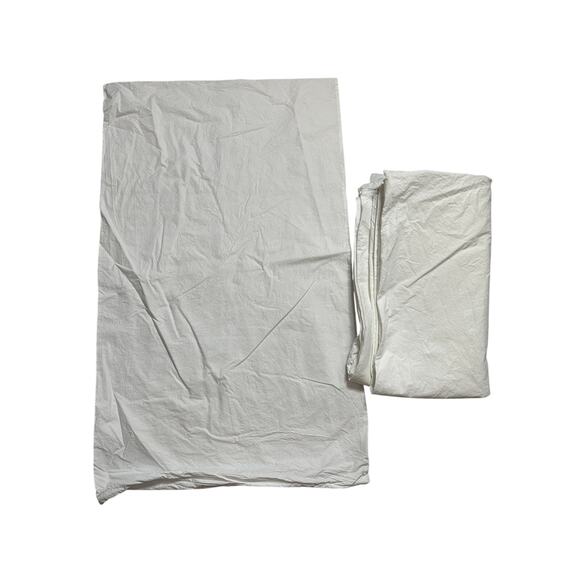 Frette 1860 Luxury Pillowcases Percale Cotton White King Set of 4